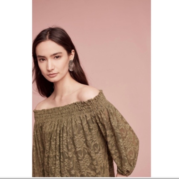 Anthropologie off the shoulder lace - Picture 3 of 3